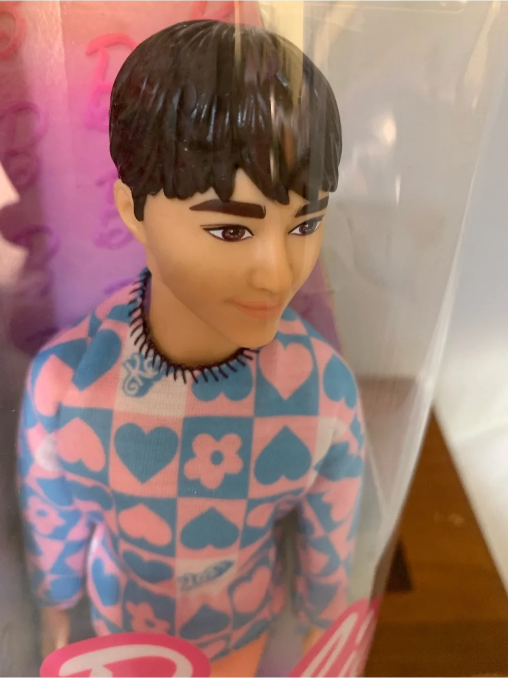 Barbie Ken 209 Fashionista KPop Flowers and Hearts Sweater NIB NRFB Collectible